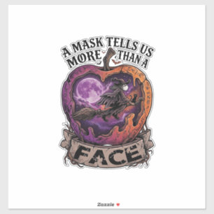 Mask Tells Us More Than Face Halloween Witch Apple