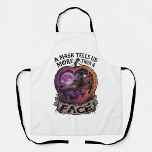 Mask Tells Us More Than Face Halloween Witch Apple Apron