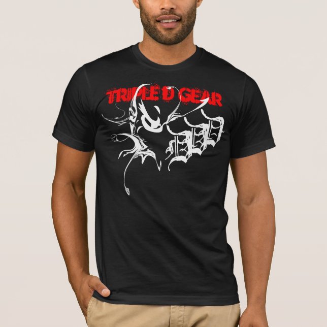 maskDDD, triple d gear T-Shirt (Front)