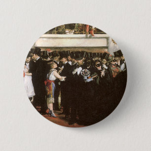 Masked Ball at the Opera by Edouard Manet 6 Cm Round Badge
