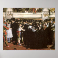 Masked Ball at the Opera by Edouard Manet