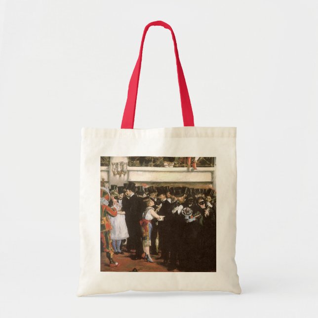Masked Ball at the Opera by Edouard Manet Tote Bag (Front)