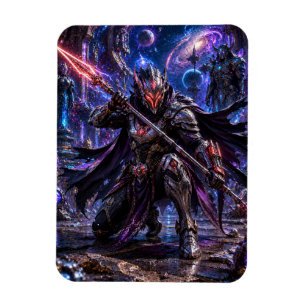 Masked Cosmic Pirate — Mysterious Energy Warrior Magnet