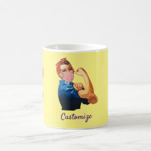 Masked Female Empowerment Thunder_Cove Coffee Mug