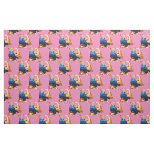 Masked Female Empowerment Thunder_Cove Fabric