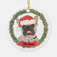 Masked Frenchie French Bulldog Christmas