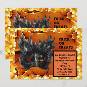 Masked Halloween Invitation