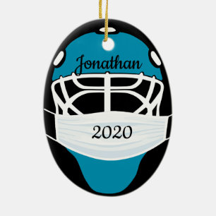 Masked Hockey Mask Ornament