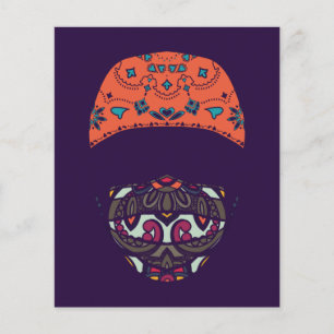 masked in paisley