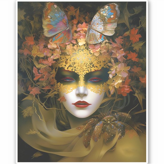 Masked Lady Fantasy Art (Front)