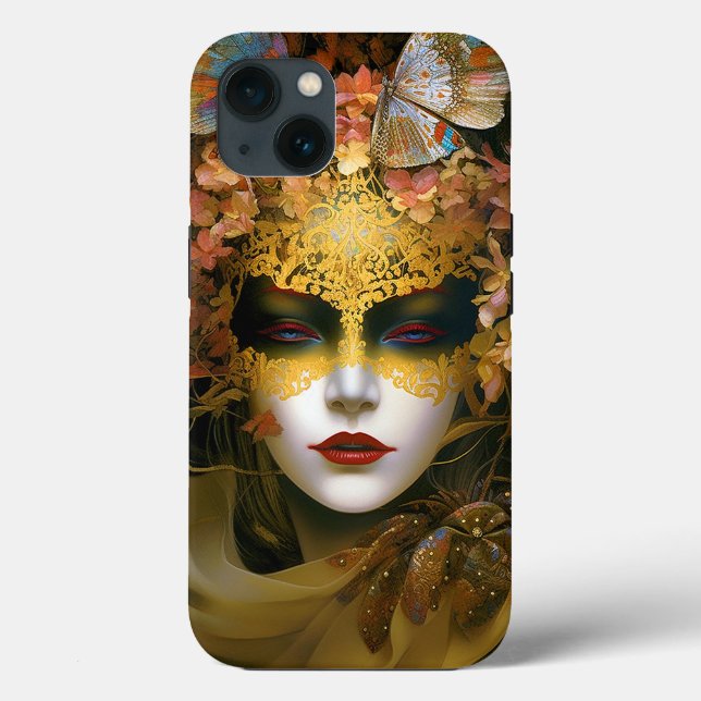 Masked Lady Fantasy Art Case-Mate iPhone Case (Back)