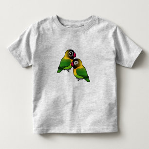 Masked Lovebird Adorable Pair Toddler T-Shirt