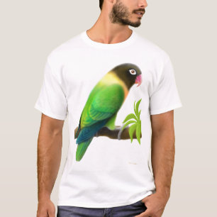 Masked Lovebird Green T-Shirt