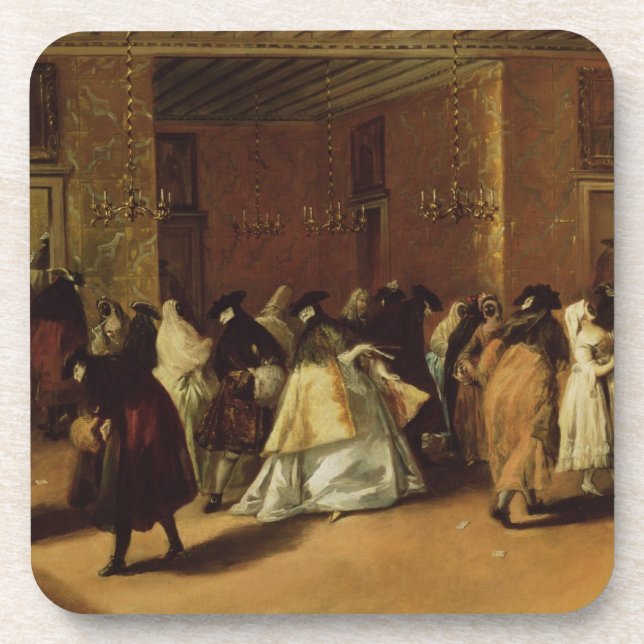 Masked Meeting Coaster (Front)