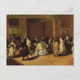 Masked Meeting Postcard