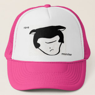 masked monster trucker hat