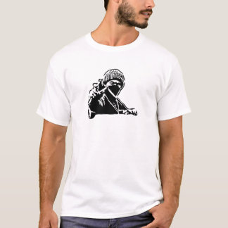 Masked Person With Slingshot T-Shirt