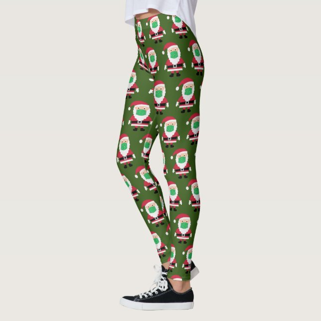 Masked Santa Leggings (Left)