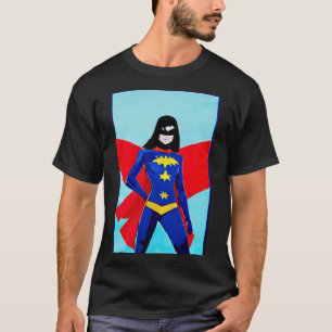 Masked super hero comics aesthetic T-Shirt