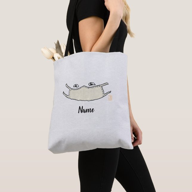 masked  tote bag (Close Up)
