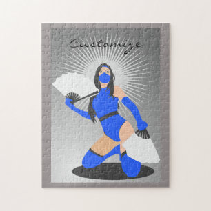 Masked Warrior Princess Thunder_Cove Jigsaw Puzzle