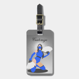 Masked Warrior Princess Thunder_Cove Luggage Tag