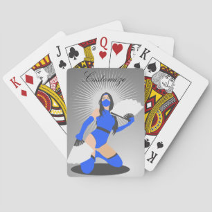 Masked Warrior Princess Thunder_Cove Playing Cards