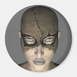 Masked Woman Magnet