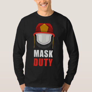 Maskepnpflicht Fire Brigade Mask Mouthguard Helmet T-Shirt