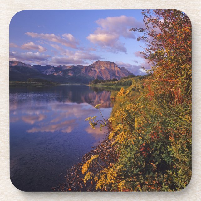 Maskinonge Lake in Waterton Lakes National Park 2 Coaster (Front)