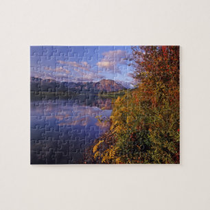Maskinonge Lake in Waterton Lakes National Park 2 Jigsaw Puzzle