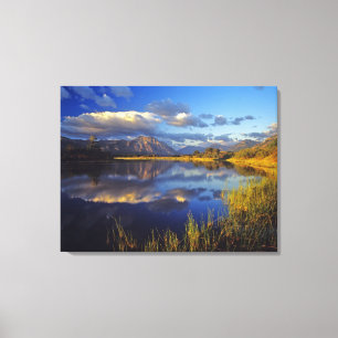 Maskinonge Lake in Waterton Lakes National Park 3 Canvas Print