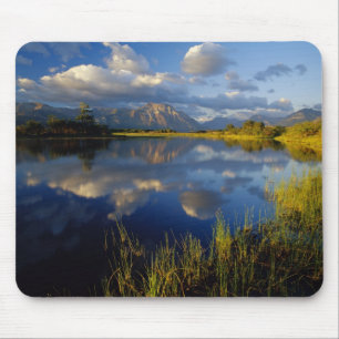 Maskinonge Lake in Waterton Lakes National Park Mouse Mat