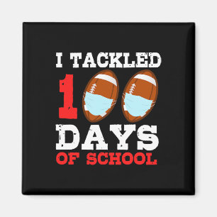Masks Fun 100 Days Of School Teacher Boy Magnet