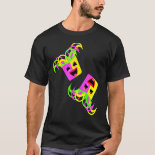 Masks Laughing Vibrant Colour T-Shirt
