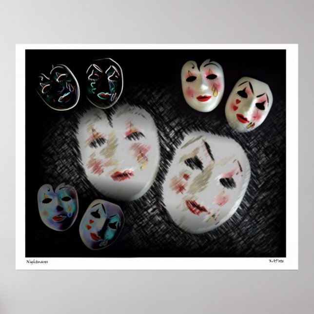 Masks Mask Art Poster (Front)