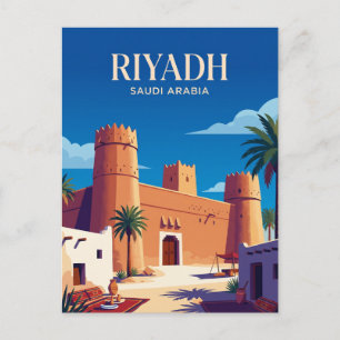 Masmak Fortress Saudi Arabia Postcard
