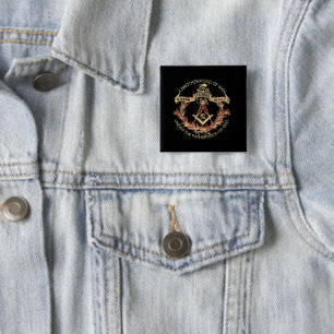 Mason 15 Cm Square Badge