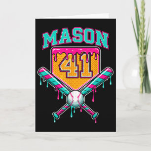 Mason 41 Meme Ice Cream Drip Bysebyll Birthday Cos Card