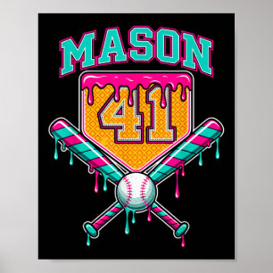 Mason 41 Meme Ice Cream Drip Bysebyll Birthday Cos Poster