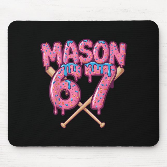 Mason 67 Funny Ice Cream Drip Bysebyll Meme  Mouse Mat (Front)