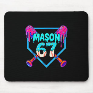 Mason 67 Funny Ice Cream Drip Sell Meme Design Mouse Mat