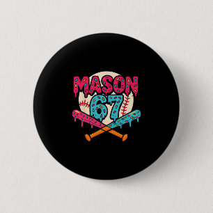 Mason 67 Funny Ice Cream Drip Sell Meme Graphic 6 Cm Round Badge