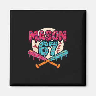 Mason 67 Funny Ice Cream Drip Sell Meme Graphic  Magnet