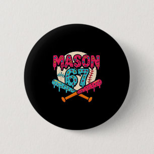 Mason 67 Funny Ice Cream Drip Sell Meme Graphics 1 6 Cm Round Badge