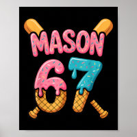 Mason 67 Ice Cream Drip Baseball 
