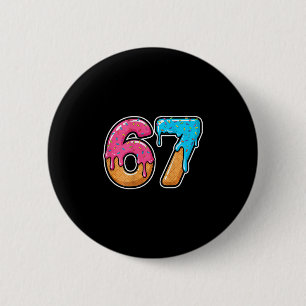 Mason 67 Ice Cream Drip Meme Six Seven Funny (on C 6 Cm Round Badge