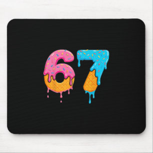 Mason 67 Ice Cream Drip Meme Six Seven Mouse Mat