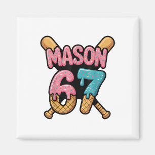 Mason 67 Ice Cream Drip Sell Magnet