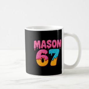 Mason 67 ice cream meme funny six seven mason ice coffee mug